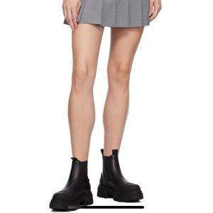 GANNI
Low-rise leather Chelsea boots BLACK SIZE 38 EUC!